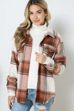 Yarn Dyed Plaid Shirt Jacket Shacket