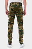 Camo Multi Cargo Slim Straight Pants