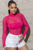 Mock Neck Bodysuit