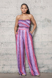 Pleated Poly Versatile Jumpsuit