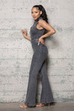 Denim Bellbottom Jumpsuit